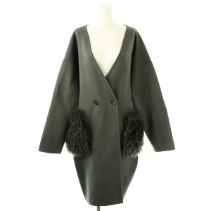 スポンジーヤーン ポケットカーディガン ロング S グレー /DF OS（2025