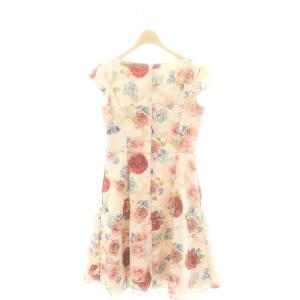 TOCCA フレンチスリーブ 花柄 ワンピース 2 ライトピンク マルチカラー /MI OS