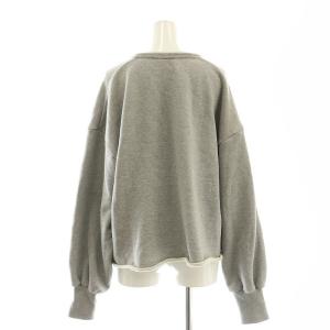 Whim Gazette WhimGazette スウェットVネックプルオーバー カットソー 長袖 F グレー /SY OS