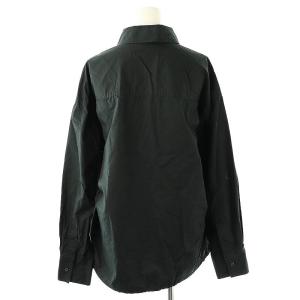 Plage 24SS Drawstring シャツ 紺 /MI OS