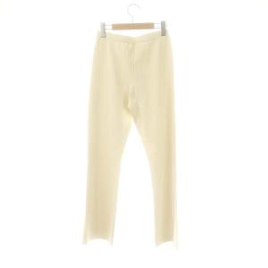BORDERS at BALCONY RAYON KNIT PANTS パンツ 36 S ホワイト /SY OS