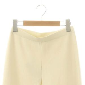 BORDERS at BALCONY RAYON KNIT PANTS パンツ 36 S ホワイト /SY OS