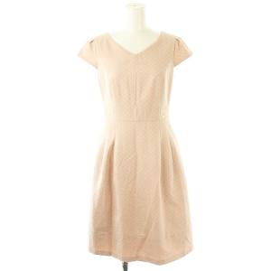 24SS FIORE ドレス ワンピース ひざ丈 0 ピンク /DF OS