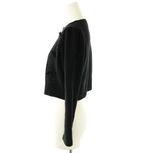 TOCCA 23AW PIXIE KNIT カーディガン ボレロ ニット XS ブラック /DF OS