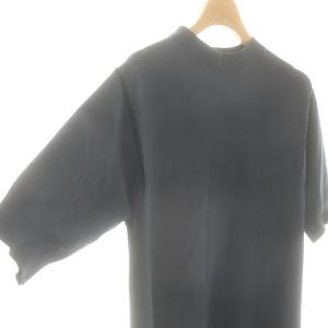 23区 ヴィスコースストレッチ パフスリーブ ニットワンピース セーター ロング 32 ネイビー /SS OS