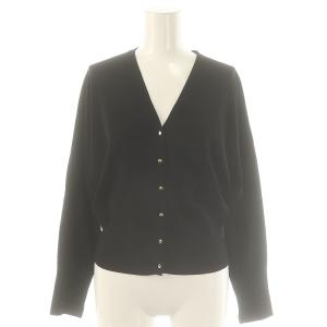 ヴィスコースストレッチ ドルマンスリーブ カーディガン ニット セーター 32 黒 ブラック /SS OS