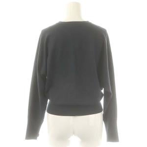 23区 ヴィスコースストレッチ ドルマンスリーブ カーディガン ニット セーター 32 ネイビー /SS OS