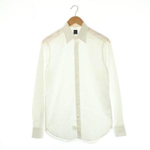 ブロード レギュラーカラーシャツ 長袖 15/38 ホワイト /HK OS SH