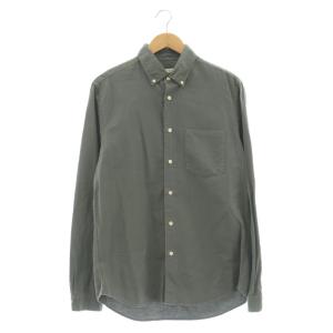 コットンBDシャツ 長袖 M グレー /DF OS SH