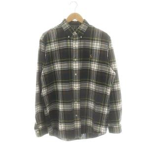 CLASSIC FIT BDチェックシャツ 長袖 ロゴ刺繍 L マルチカラー /DO OS SH