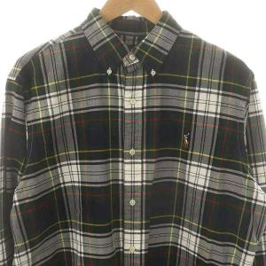 RALPH LAUREN CLASSIC FIT BDチェックシャツ 長袖 ロゴ刺繍 L マルチカラー /DO OS SH