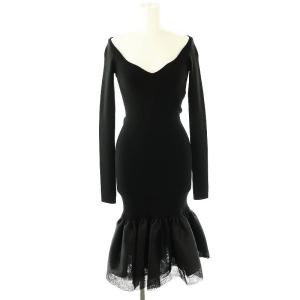 Sweetheart Neck Dress ドレス ワンピース ミディ丈 ひざ丈 S ブラック /DF