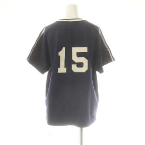 STAMMBAUM 24AW LINE TEE カットソー Tシャツ 半袖 ロゴ F ネイビー /DF OS