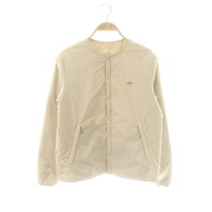 インサレーション ジャケット ノーカラー 中綿 S ベージュ /MI OS