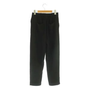 GALLARDAGALANTE 23SS -3kg見えパンツ ジャージーテーパードパンツ 1 ブラック /ES OS