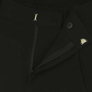 GALLARDAGALANTE 23SS -3kg見えパンツ ジャージーテーパードパンツ 1 ブラック /ES OS