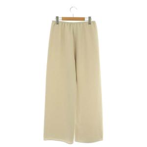 GALLARDAGALANTE 24SS ワイドドロストパンツ イージー 1 ライトグレージュ /ES OS