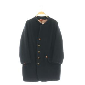 ノーカラーコート アウター 3 ブラック /ES OS