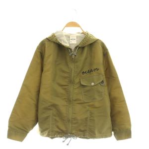 厚ナイロンの908テントフーディー ジャケット カーキ