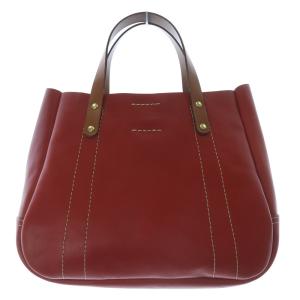 レザー ハンドバッグ トートーバック 赤 レッド /SR26