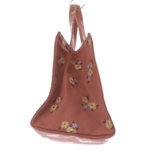 COACH DISNEY トート 30・100 パーセント リサイクル キャンバス フローラルプリント トートバッグ