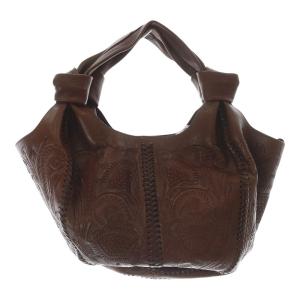 Marcela レザーホーボーバッグ ハンドバッグ レザー 茶色 ブラウン /SR/22