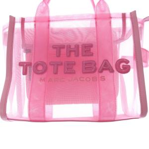 MARC JACOBS THE MESH TOTE BAG スモール バッグ ハンドバッグ ロゴ ピンク 2S4HTT035H03
