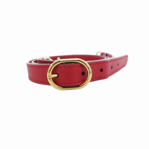 GUCCI 美品 ショルダーストラップ レザー 赤 レッド /HO