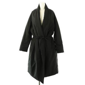 24AW PINS 中綿ロングコート アウター 2 ブラック /DF OS