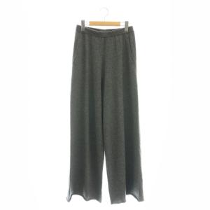 カシミヤニットパンツ F グレー /SY OS
