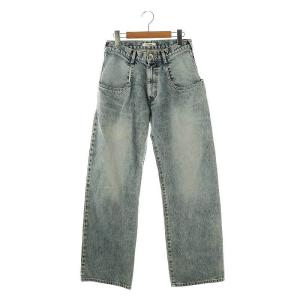 23SS ポケットデニムパンツ ジーンズ ストレート 36 インディゴ /DF OS