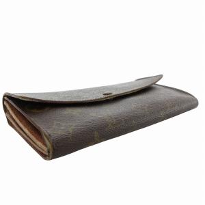 LOUIS VUITTON モノグラム ポシェット ポルト モネ クレ 長財布 ウォレット LVロゴ PVC 茶 ブラウン M61726