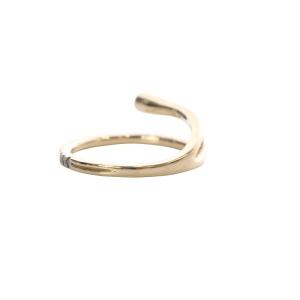 Hirotaka Drosera リング ダイヤモンド 0.09ct K10 11号