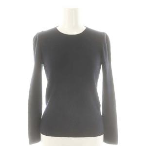 パフスリーブニット セーター カシミヤ 2 ネイビー /SS OS