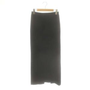 23AW Wool Cashmere Knit Back Slit Skirt スカート ニット ロング