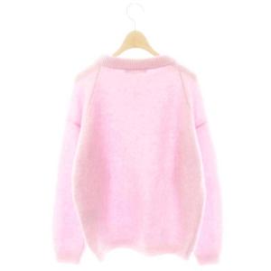 Acne Studios モヘヤ混ニット セーター 長袖 XXS ピンク /DO OS