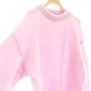 Acne Studios モヘヤ混ニット セーター 長袖 XXS ピンク /DO OS