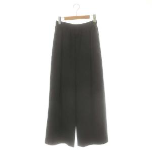 サマーウールタックワイドパンツ ジッパーフライ 36 ダークグレー /DO OS