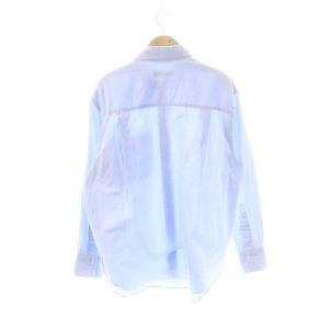 Spick&Span 24AW オックススタンダードシャツ 長袖 ライトブルー /DF OS