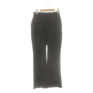 24AW スリムフレアストレッチパンツ ピンタック 0 ブラック /ES OS