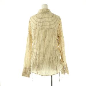 MAISON SPECIAL Twisted Pleats Compact Shirt シャツ ストライプ 長袖 F ライトベージュ