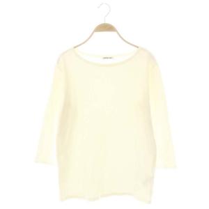 21SS ボートネックTシャツ カットソー チュニック オフホワイト /MI OS