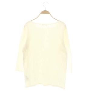 EVERYDAY I LIKE 21SS ボートネックTシャツ カットソー チュニック オフホワイト /MI OS