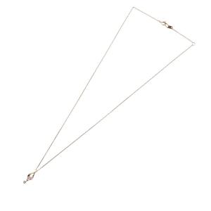 STAR JEWELRY STARJEWELRY ネックレス ペンダント FLOWER DEW ダイヤモンド 0.01ct ブルームーンストーン K10