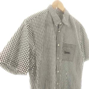 Supreme Gingham S/S Shirt ギンガムチェック M ブラック ホワイト