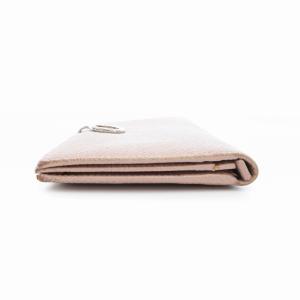 BVLGARI 長財布 二つ折り レザー ロゴクリップ ピンク /UO