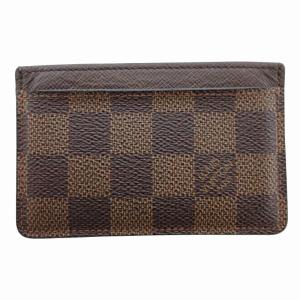 LOUIS VUITTON ダミエ ポルトカルト サーンプル カードケース 茶 ブラウン N61722 /JS