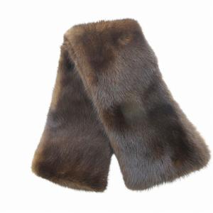 Max Mara ティペット マフラー ミンクファー 茶 ブラウン /HO