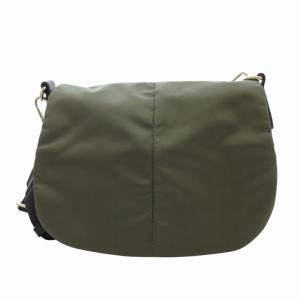 ショルダーバッグ メッセンジャーバッグ 斜め掛け ナイロン フラップ カーキ /FT
