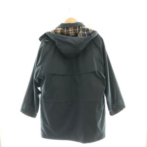 burberrys プローサム チェック中綿ライナー付フードコート LY チャコールグレー